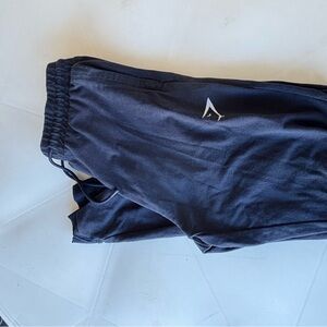 Gymshark Navy Joggers with Logo